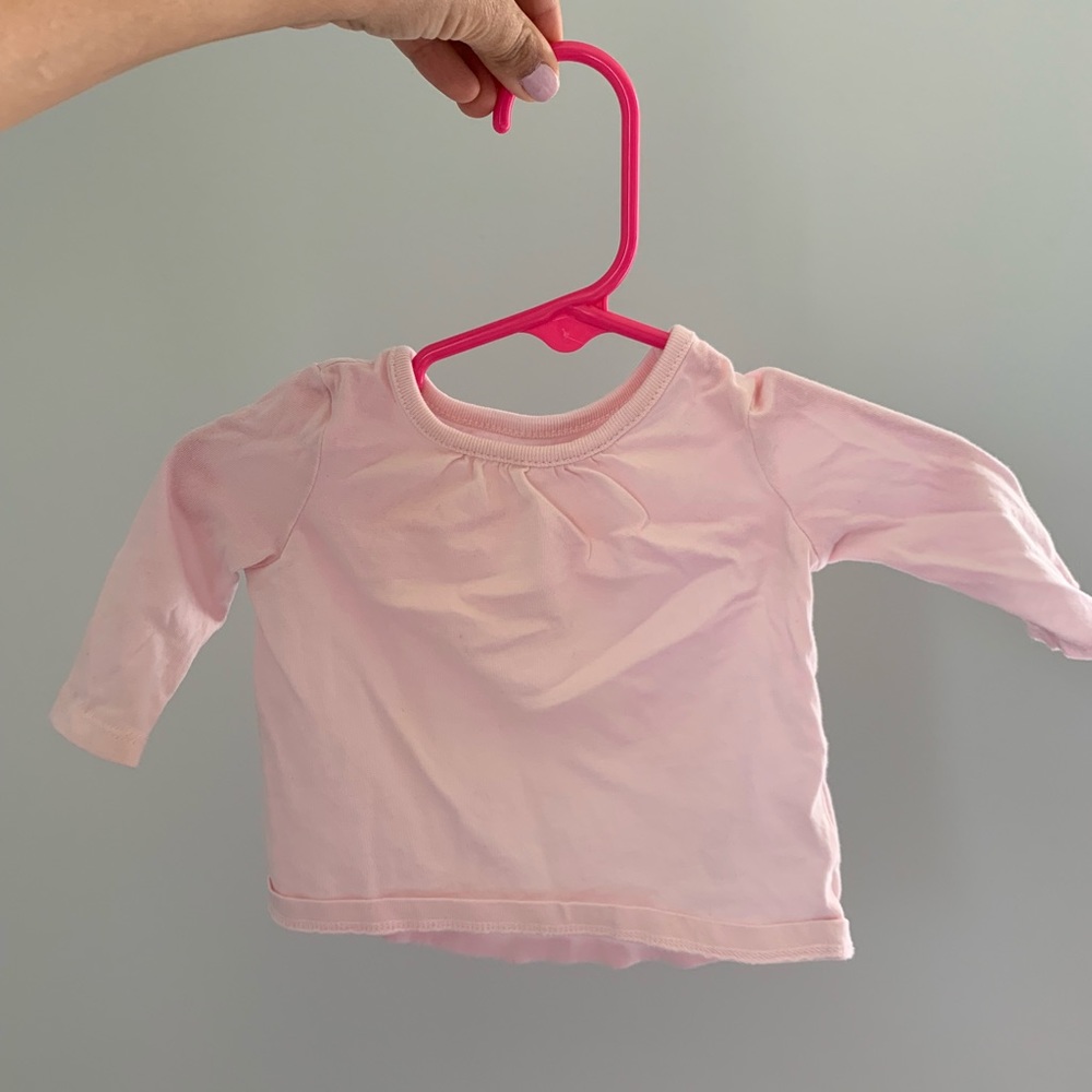 Pink long sleeve shirt